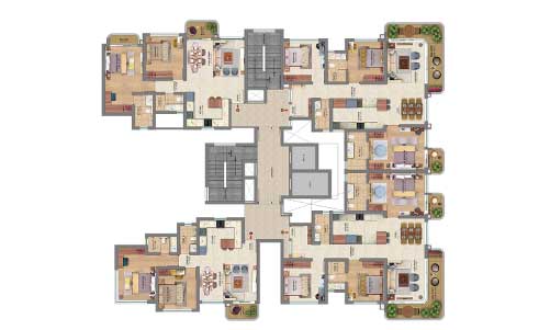 MVN Aero one 2 and 3 BHK Luxury Residence